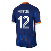 Nederland Jeremie Frimpong #12 Bortedrakt EM 2024 Kortermet